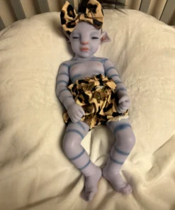 Avatar baby-Full silicone girl w/hair "Kiri"